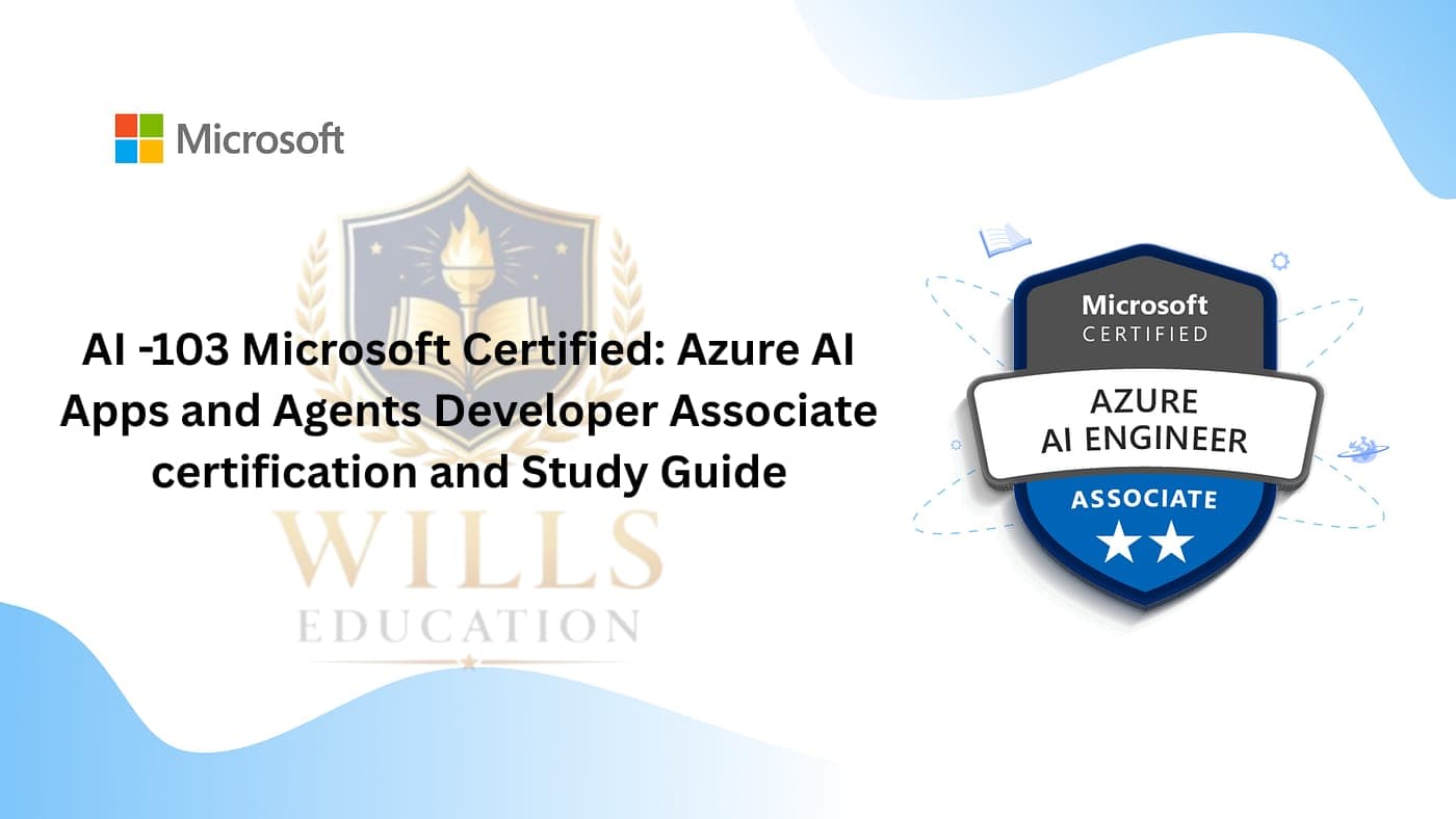 AI-103 Microsoft Certified Azure AI Apps and Agents Developer Associate study guide